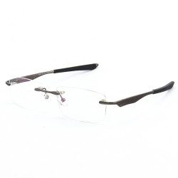 Armação de Óculos Flutuante Sem Aro Wingfold Grafite